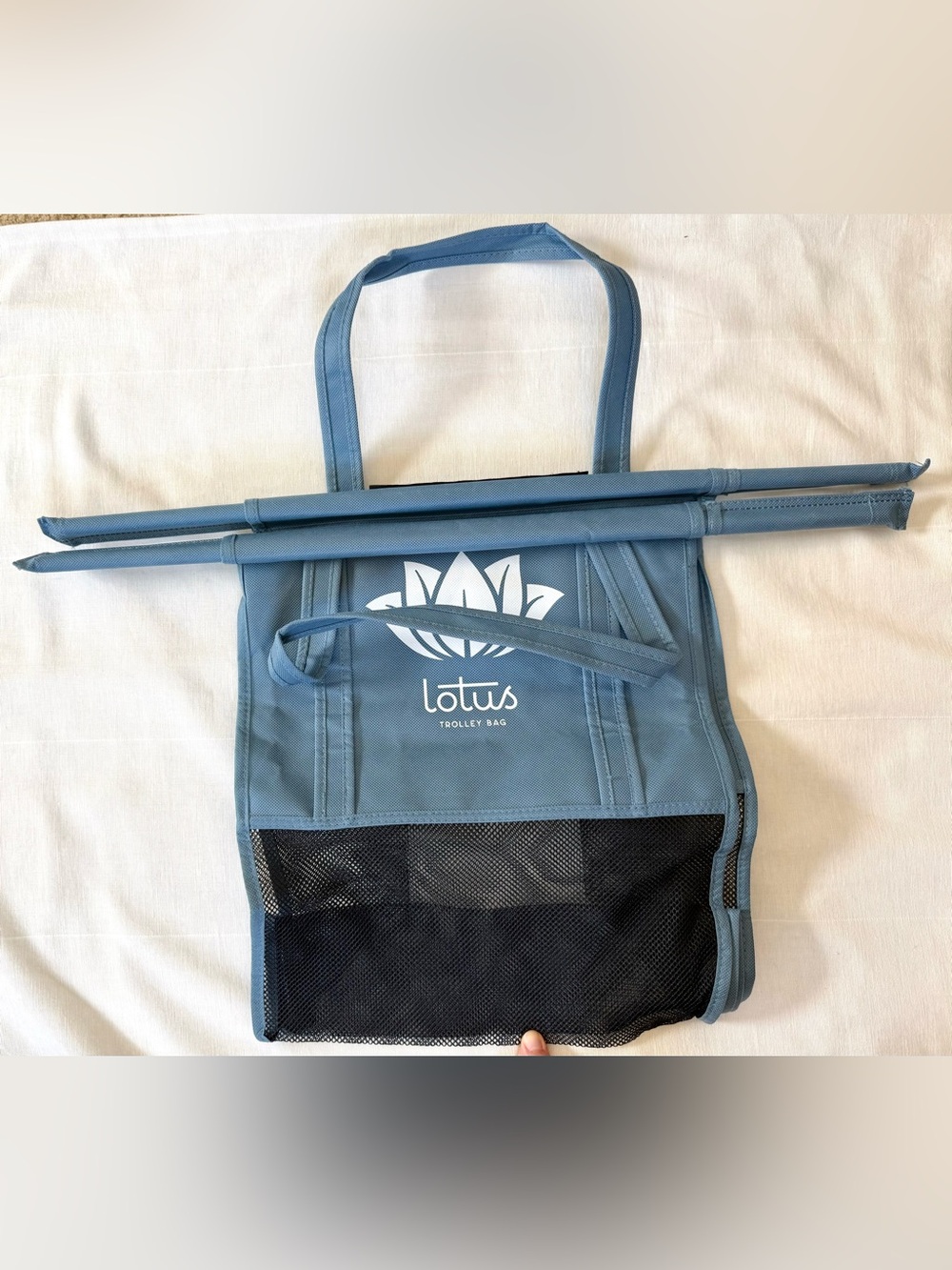 Lotus Trolley Bags Reusable Grocery Cart Bags |4-Pack Shopping Bag Organizer NWT - Picture 7 of 13